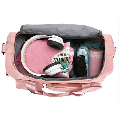 Large Capacity Outdoor Waterproof Travel Bags Luggage Handbag Women Shoulder Bag Nylon Sports Gym Bag Female Crossbody Bag