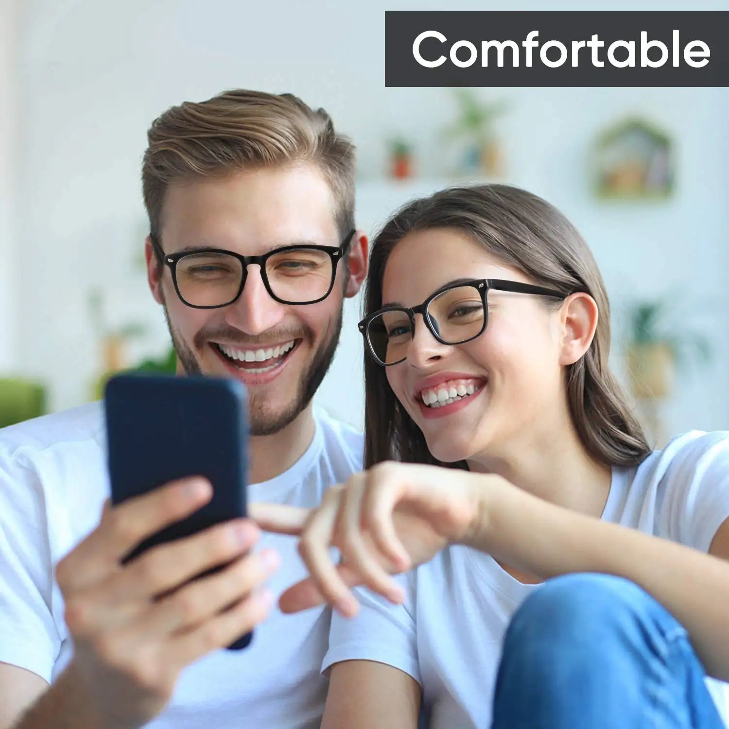 Blue Light Blocking Glasses Square Nerd Eyeglasses Frame anti Blue Ray Computer Game Glasses